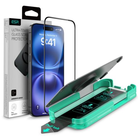 Edzett Üvegfólia ESR ARMORITE IPHONE 16 BLACK