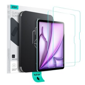   Edzett Üvegfólia ESR ULTRAFIT TEMPERED GLASS 2-PACK IPAD AIR 13” 1 / 2 / 2024-2025 CLEAR