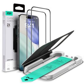   Edzett Üvegfólia ESR ULTRAFIT TEMPERED GLASS 2-PACK IPHONE 17 PRO BLACK