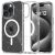Tech–Protect Flexair Hybrid MagSafe iPhone 16 Pro Max tok – Csillámos Átlátszó