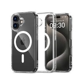   Tech–Protect Flexair Hybrid MagSafe iPhone 16 tok – Átlátszó