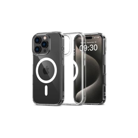 Tech–Protect Flexair Hybrid MagSafe iPhone 16 Pro tok – Átlátszó