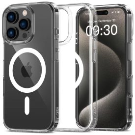   Tech–Protect Flexair Hybrid MagSafe iPhone 16 Pro Max tok – Átlátszó