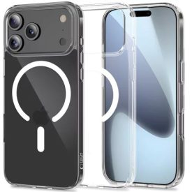  Tech–Protect Flexair Hybrid MagSafe iPhone 17 Pro tok – Átlátszó