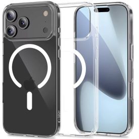   Tech–Protect Flexair Hybrid MagSafe iPhone 17 Pro Max tok – Átlátszó