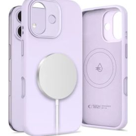   Tech–Protect UNIQ iPhone 17 MagSafe Szilikon tok – Levendula