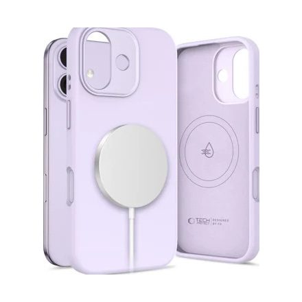 Tech–Protect UNIQ iPhone 17 MagSafe Szilikon tok – Levendula