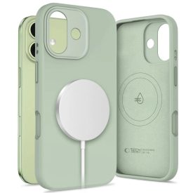 Tech–Protect UNIQ iPhone 17 MagSafe Szilikon tok – Zöld