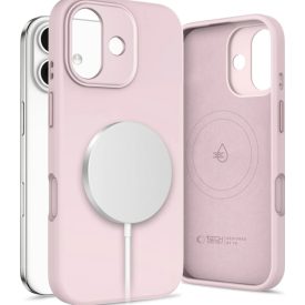   Tech–Protect UNIQ iPhone 17 MagSafe Szilikon tok – Rózsaszín