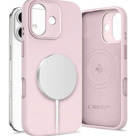 Tech–Protect UNIQ iPhone 17 MagSafe Szilikon tok – Rózsaszín