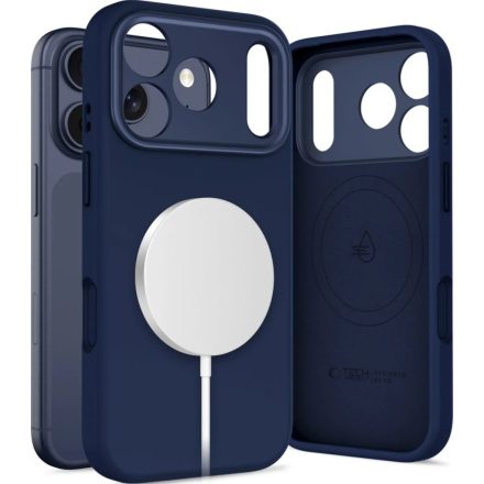 Tech–Protect UNIQ iPhone 17 Pro Max MagSafe Szilikon tok – Kék