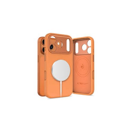 Tech–Protect UNIQ iPhone 17 Pro Max MagSafe Szilikon tok – Narancs