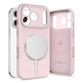   Tech–Protect UNIQ iPhone 17 Pro Max MagSafe Szilikon tok – Rózsaszín