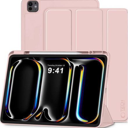 Tech–Protect SC Pen iPad Pro 13” tok 7/8, Generáció 2024–2025 – Rózsaszín
