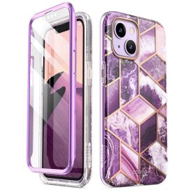 Supcase Cosmo iPhone 14 Plus / 15 Plus tok – Marble Purple