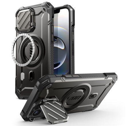 Supcase Ub Xt Mag Magsafe iPhone 13 / 14 / 15 / 16e / 17E tok – Fekete