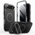 Supcase Iblsn Ares Flip Mag Magsafe iPhone Air tok – Fekete