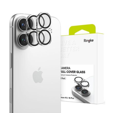 Kameravédő Ringke Camera Protector 2–darabos iPhone 16 / 16 Plus Átlátszó