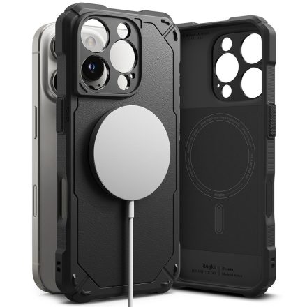 Ringke Rugged Gear Magnetic Magsafe iPhone 16 Pro tok – Fekete