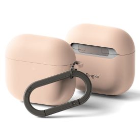 Ringke Silicone Apple Airpods 4 tok –Rózsaszín homok