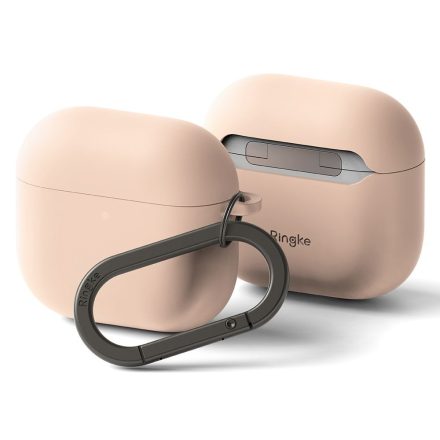 Ringke Silicone Apple Airpods 4 tok –Rózsaszín homok
