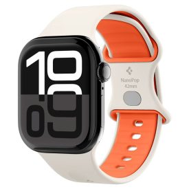   Spigen Nano Pop Apple Watch 8 / 9 / 10 / 11 / Se (40 / 41 / 42 mm) tok – Narancssárga/bézs