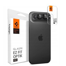   Kameravédő Spigen Optik Pro Glas.Tr ”Ez Fit” Camera Protector 2–darabos iPhone Air Fekete