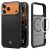 Spigen Enzo Aramid ”T” Mag Magsafe iPhone 17 Pro Max tok – Fekete/Ezüst