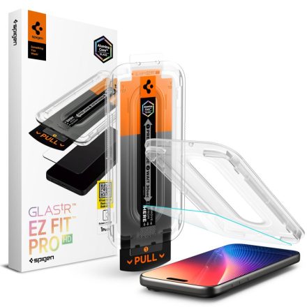 Üvegfólia Spigen Glas.Tr ”Ez Fit Pro Ac” iPhone 16 Pro Max / 17 Pro Max Átlátszó