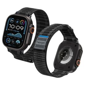   Spigen Wbf0 Band Apple Watch 8 / 9 / 10 / 11 / Se / Ultra (44 / 45 / 46 / 49 mm) óraszíj –  Fekete