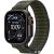 Spigen WBF0 Apple Watch 8 / 9 / 10 / 11 / SE / ULTRA (44 / 45 / 46 / 49 mm) Szövet óraszíj – Zöld
