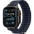 Spigen WBF0 Apple Watch 8 / 9 / 10 / 11 / SE / ULTRA (44 / 45 / 46 / 49 mm) Szövet óraszíj  – Tengerészkék