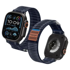   Spigen Wbf0 Band Apple Watch 8 / 9 / 10 / 11 / Se / Ultra (44 / 45 / 46 / 49 mm) óraszíj –  Tengerész
