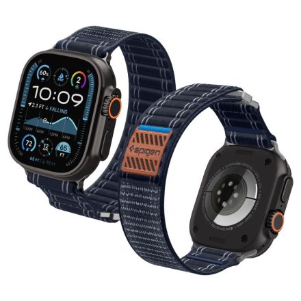 Spigen Wbf0 Band Apple Watch 8 / 9 / 10 / 11 / Se / Ultra (44 / 45 / 46 / 49 mm) óraszíj –  Tengerész