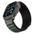 Spigen WBF1 Apple Watch 8 / 9 / 10 / 11 / SE / ULTRA (44 / 45 / 46 / 49 mm) Szövet óraszíj – Fekete/Zöld
