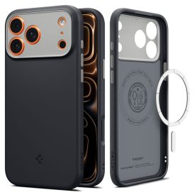   Spigen Nano Pop Mag Magsafe iPhone 17 Pro Max tok – Fekete/szezám