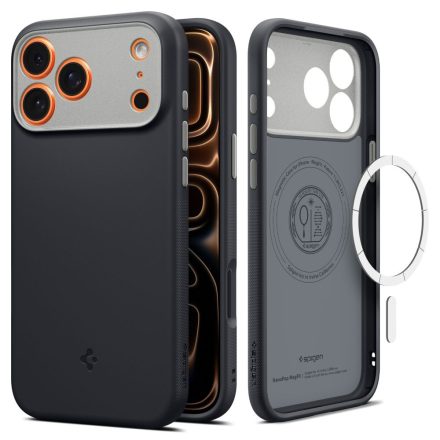 Spigen Nano Pop Mag Magsafe iPhone 17 Pro Max tok – Fekete/szezám