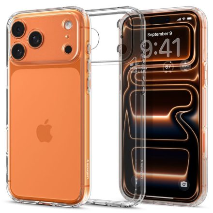 Spigen Ultra Hybrid iPhone 17 Pro Max tok – Kristálytiszta
