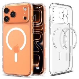   Spigen Ultra Hybrid Mag Magsafe iPhone 17 Pro Max tok – Matt Fehér
