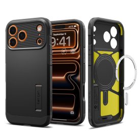   Spigen Tough Armor ”T” Mag Magsafe iPhone 17 Pro Max tok – Fekete