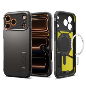   Spigen Tough Armor ”T” Mag Magsafe iPhone 17 Pro Max tok – Fegyverszürke