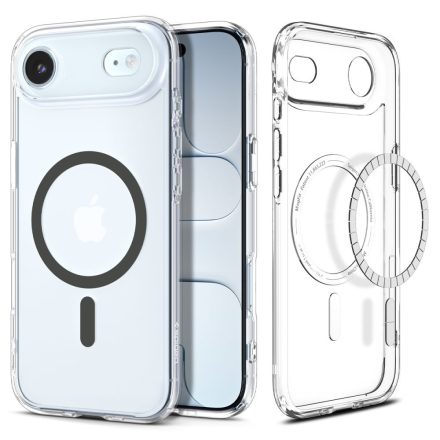 Spigen Ultra Hybrid Mag Magsafe iPhone Air tok – Átlátszó/Grafit
