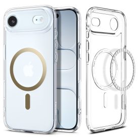   Spigen Ultra Hybrid Mag Magsafe iPhone Air tok – Átlátszó/Arany