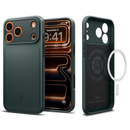 Spigen Thin Fit Mag Magsafe iPhone 17 Pro tok – Mélyzöld
