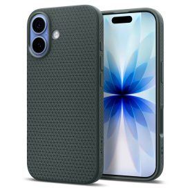 Spigen Liquid Air iPhone 17 tok – Mélyzöld