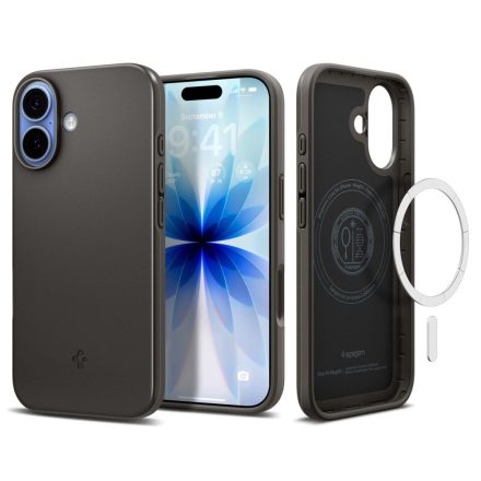 Spigen Thin Fit Mag Magsafe iPhone 17 tok – Fegyverszürke
