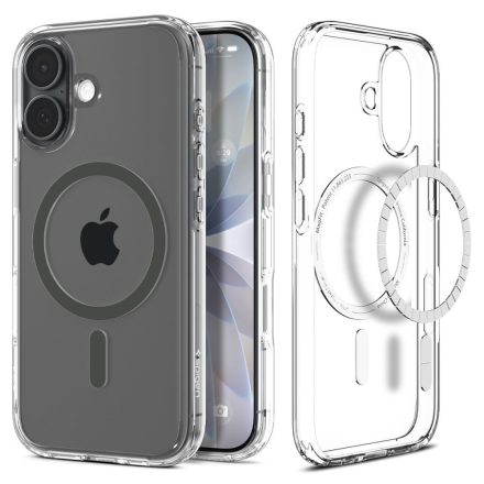 Spigen Ultra Hybrid Mag Magsafe iPhone 17 tok – Átlátszó/Grafit
