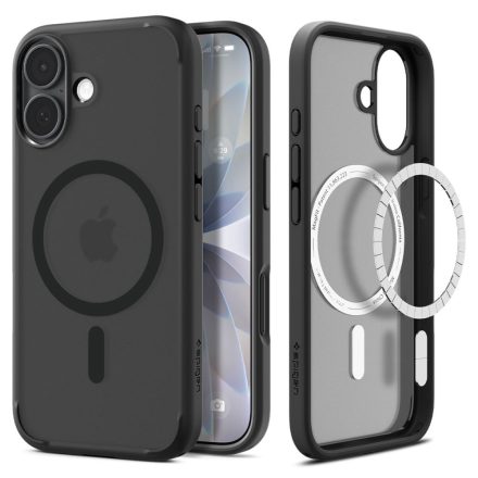 Spigen Ultra Hybrid Mag Magsafe iPhone 17 tok – Matt Fekete