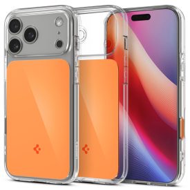   Spigen Ultra Hybrid ”T” MagSafe iPhone 17 Pro Max tok – Fényes Narancs