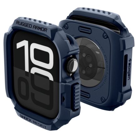 Spigen Rugged Armor V2 Apple Watch 10 / 11 (42 mm) tok – Tengerész Kék